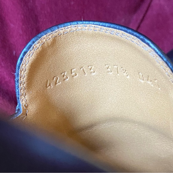 SOLD Gucci Women’s Princetown Leather Slipper Flats Loafers Slides Mules 37.5 - Picture 10 of 10